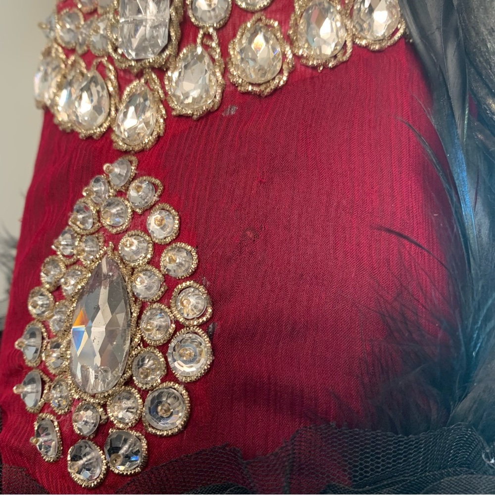 OOAK hat jeweled performance stage performer rock star musician singer festival - Picture 9 of 16